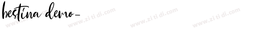 bestina demo字体转换